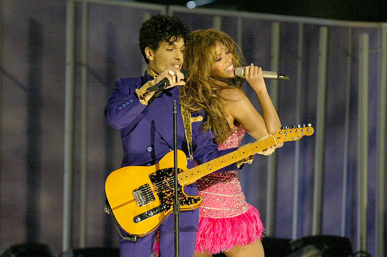 Prince and Beyonce at the GRAMMYs