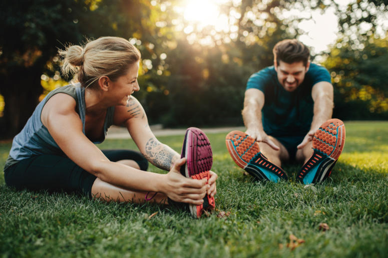 Outdoor Exercise Couple