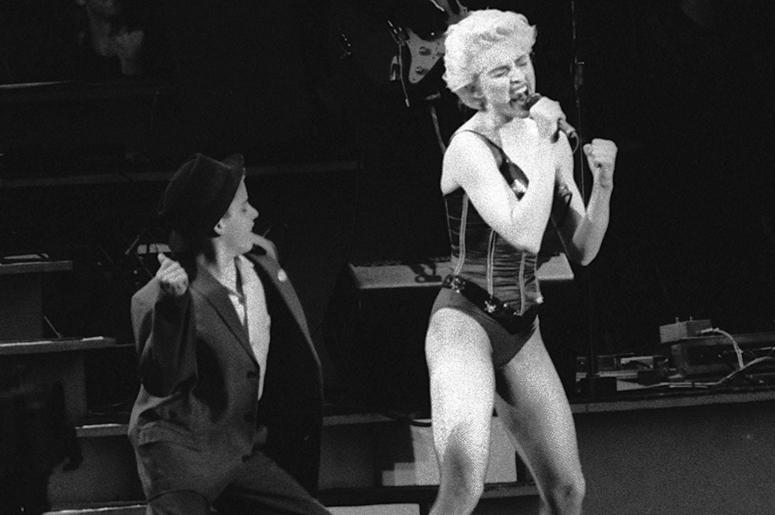 Madonna on stage 1987
