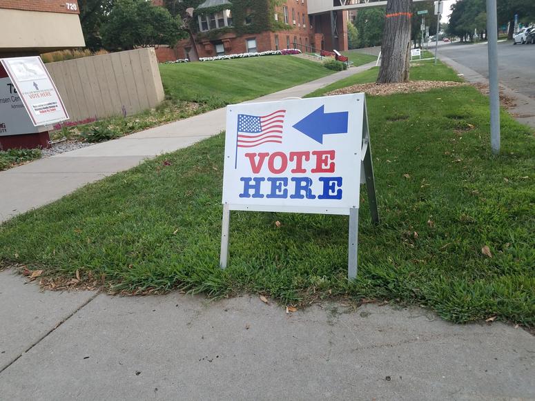 Here is where you vote Vote here