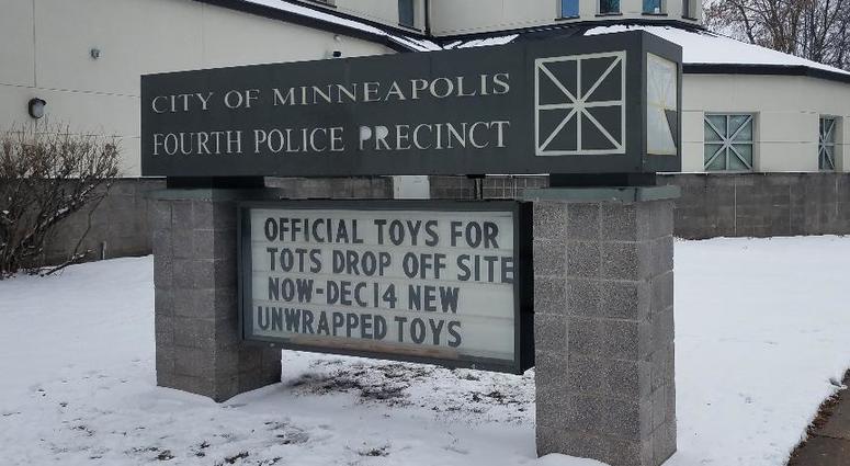 4th precinct HQ for MPD Minneapolis police 4th precinct