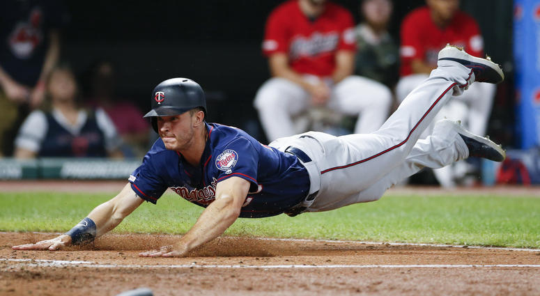 Go-ahead run scored by Max Kepler Max Kepler dives for the go-ahead run