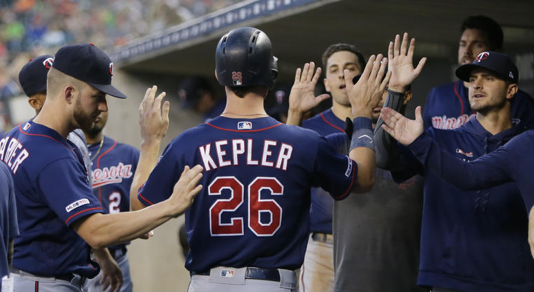 In the dugout with Max Kepler Max Kepler and the Twins