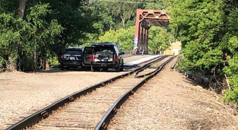 Northeast Minneapolis railroad bridge Railroad bridge where body was found