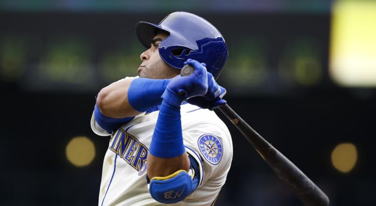 A big cut by Nelson Cruz Nelson Cruz swings