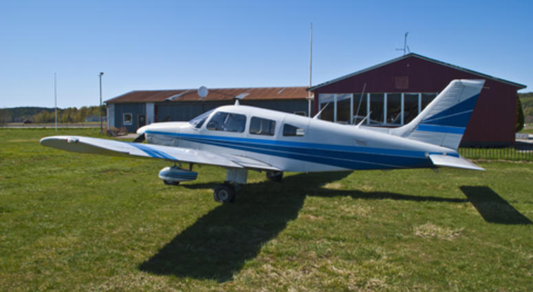 Piper Archer stock photo Stock photo of small plane