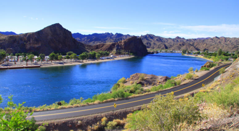 The river near Arizona Colorado River at Lake Havasu