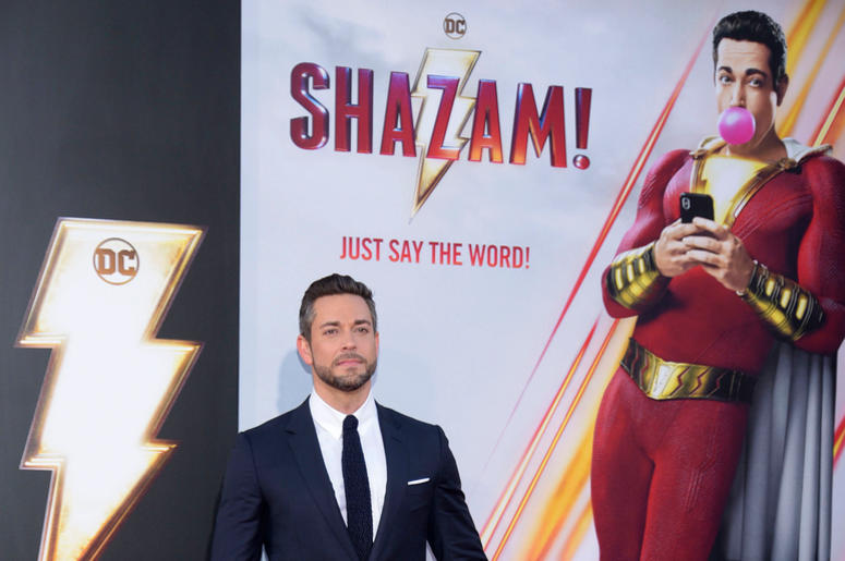 Actor Zachary Levi attends the world premiere of "Shazam!" at TCL Chinese Theatre on March 28, 2019 in Hollywood, California. Actor Zachary Levi attends the world premiere of "Shazam!" at TCL Chinese Theatre on March 28, 2019 in Hollywood, California.