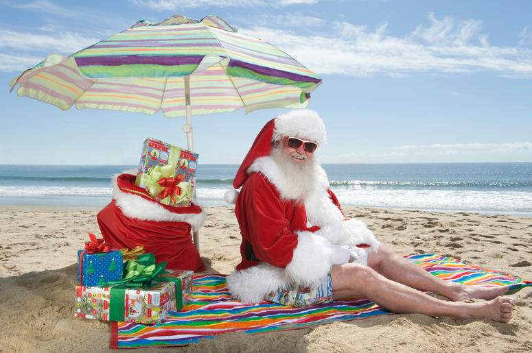 Christmas Outfit On Beach Christmas Outfit On Beach
