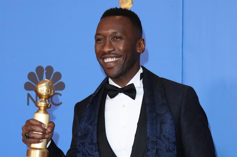 Mahershala Ali poses in the press room with the award for best performance by an actor in a supporting role in any motion picture for \"Green Book\" at the 76th Golden Globe Awards at the Beverly Hilton. Mahershala Ali poses in the press room with the award for best performance by an actor in a supporting role in any motion picture for \"Green Book\" at the 76th Golden Globe Awards at the Beverly Hilton.