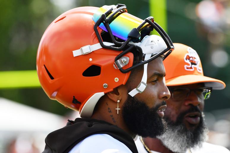 Cleveland Browns wide receiver Odell Beckham (13) during training camp at the Cleveland Browns Training Complex. Cleveland Browns wide receiver Odell Beckham (13) during training camp at the Cleveland Browns Training Complex.