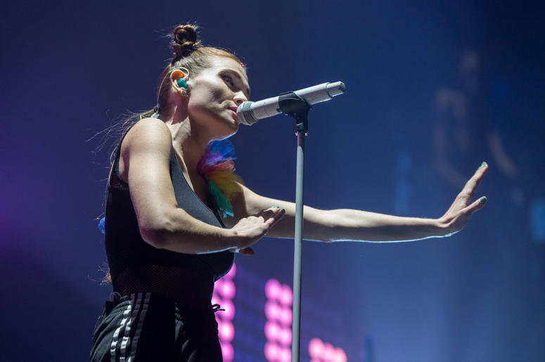 Mandy Lee of MisterWives Mandy Lee of MisterWives