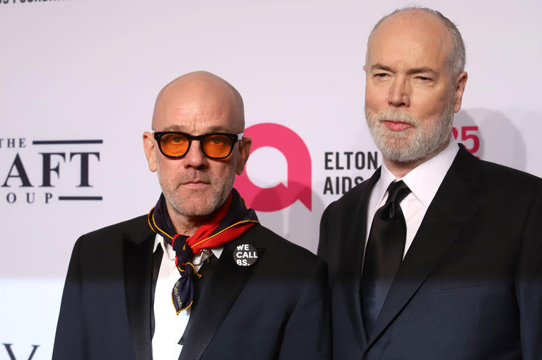 Michael Stipe attends the 17th Annual An Enduring Vision gala at Cipriani in New York. Michael Stipe attends the 17th Annual An Enduring Vision gala at Cipriani in New York.