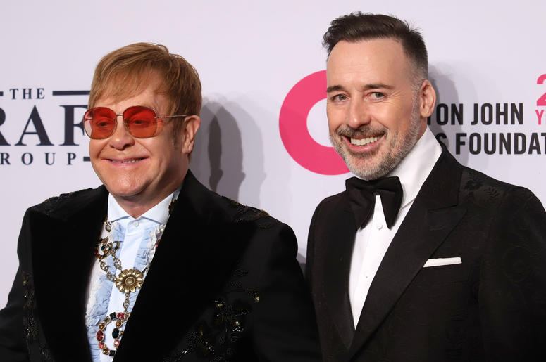 Elton John and David Furnish attend the 17th Annual An Enduring Vision gala at Cipriani in New York. Elton John and David Furnish attend the 17th Annual An Enduring Vision gala at Cipriani in New York.