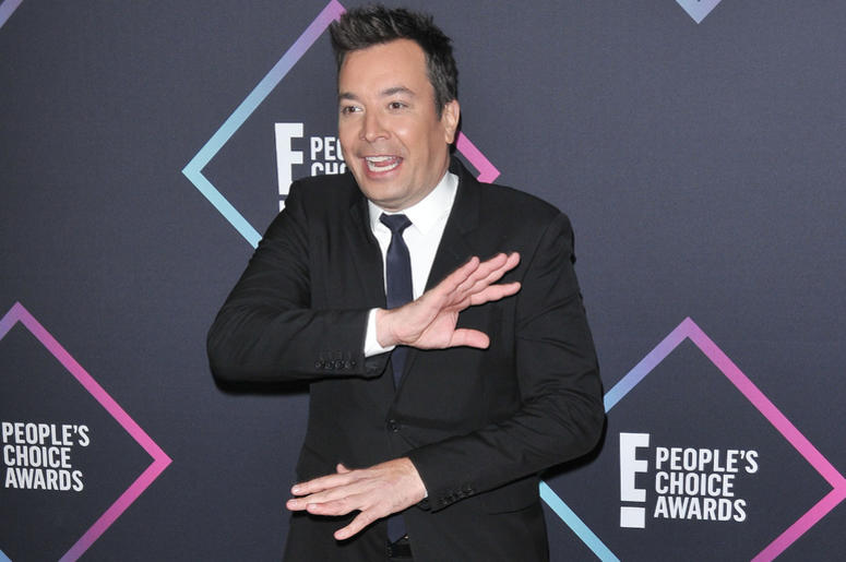 Jimmy Fallon arrives at the 2018 E! People's Choice Awards held at the Barker Hangar in Santa Monica, CA on Sunday, November 11, 2018. Jimmy Fallon arrives at the 2018 E! People's Choice Awards held at the Barker Hangar in Santa Monica, CA on Sunday, November 11, 2018.