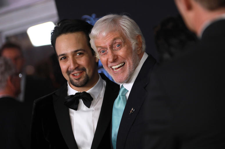 Lin-Manuel Miranda and Dick Van Dyke at the Disney's 'Mary Poppins Returns' Los Angeles Premiere held at the Dolby Theatre on November 29, 2018 in Hollywood, CA, USA Lin-Manuel Miranda and Dick Van Dyke at the Disney's 'Mary Poppins Returns' Los Angeles Premiere held at the Dolby Theatre on November 29, 2018 in Hollywood, CA, USA
