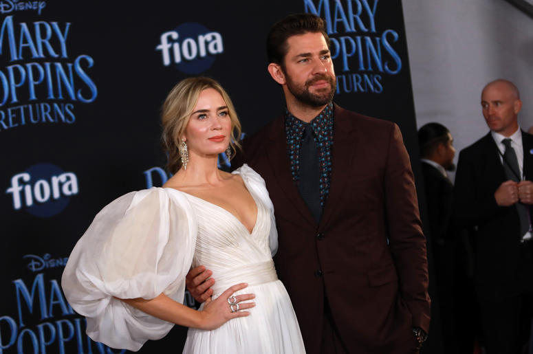 Emily Blunt and John Krasinski at the Disney's 'Mary Poppins Returns' Los Angeles Premiere held at the Dolby Theatre on November 29, 2018 in Hollywood, CA, USA ( Emily Blunt and John Krasinski at the Disney's 'Mary Poppins Returns' Los Angeles Premiere held at the Dolby Theatre on November 29, 2018 in Hollywood, CA, USA (