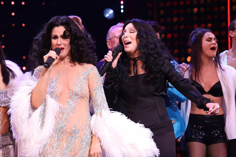 Cher appears on stage during the opening night curtain call for "The Cher Show" on Broadway at the Neil Simon Theatre in New York. Cher appears on stage during the opening night curtain call for "The Cher Show" on Broadway at the Neil Simon Theatre in New York.