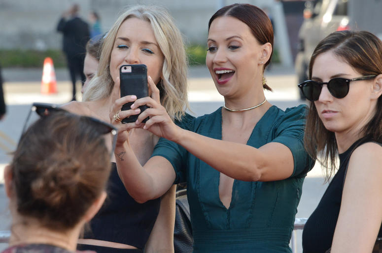 (L-R) Ever Carradine and Kristen Gutoskie at Hulu's THE HANDMAID'S TALE Season 3 Finale held at the Regency Village Theatre in Westwood, CA on Tuesday, August 6, 2019. (L-R) Ever Carradine and Kristen Gutoskie at Hulu's THE HANDMAID'S TALE Season 3 Finale held at the Regency Village Theatre in Westwood, CA on Tuesday, August 6, 2019.
