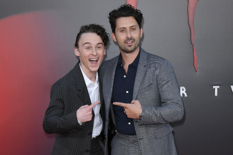 (L-R) Wyatt Oleff and Andy Bean at the Warner Bros. Pictures' IT CHAPTER TWO Premiere held at the Regency Village Theatre in Westwood, CA on Monday, August 26, 2019. (L-R) Wyatt Oleff and Andy Bean at the Warner Bros. Pictures' IT CHAPTER TWO Premiere held at the Regency Village Theatre in Westwood, CA on Monday, August 26, 2019.
