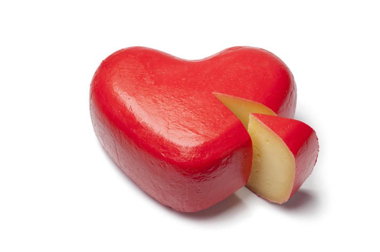heart-shaped cheese heart-shaped cheese