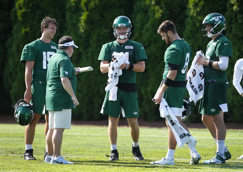 Sam Darnold in Jets camp Sam Darnold in Jets camp