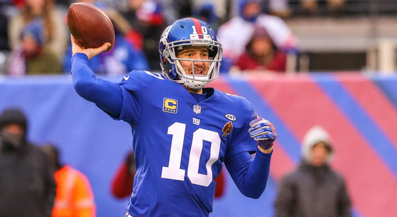 Giants quarterback Eli Manning Giants quarterback Eli Manning