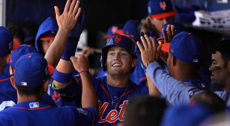 Mets outfielder Brandon Nimmo Mets outfielder Brandon Nimmo