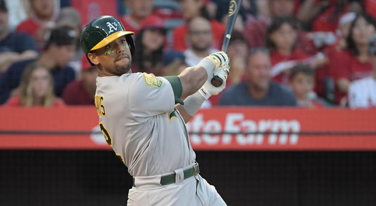 Oakland Athletics slugger Khris Davis Oakland Athletics slugger Khris Davis