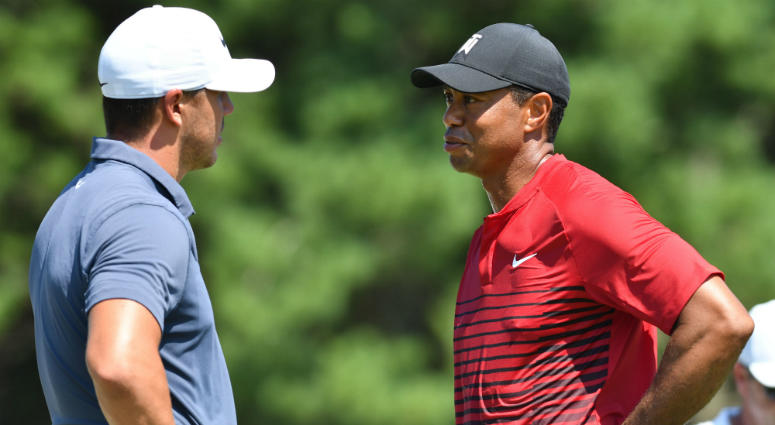 Brooks Koepka and Tiger Woods Brooks Koepka and Tiger Woods