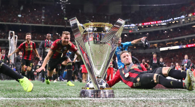 Atlanta United celebrate winning MLS Cup Atlanta United celebrate winning MLS Cup