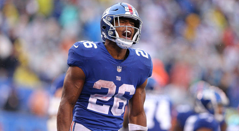 Giants running back Saquon Barkley Giants running back Saquon Barkley
