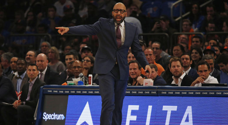 Knicks coach David Fizdale Knicks coach David Fizdale