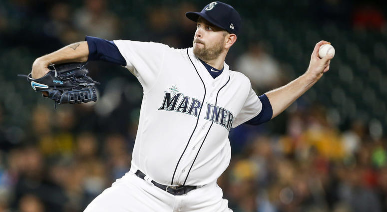 Sep 24, 2018; Seattle, WA, USA; Seattle Mariners starting pitcher James Paxton (65) throws against the Oakland Athletics during the third inning at Safeco Field. Mandatory Credit: Joe Nicholson-USA TODAY Sports Sep 24, 2018; Seattle, WA, USA; Seattle Mariners starting pitcher James Paxton (65) throws against the Oakland Athletics during the third inning at Safeco Field. Mandatory Credit: Joe Nicholson-USA TODAY Sports