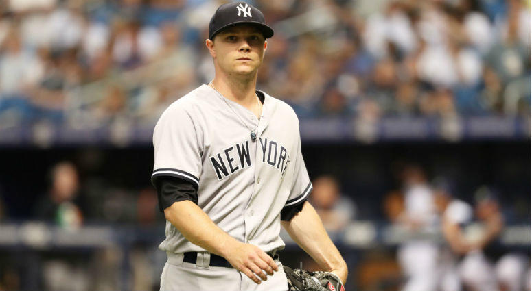 New York Yankees starting pitcher Sonny Gray at Tropicana Field in Tampa. New York Yankees starting pitcher Sonny Gray at Tropicana Field in Tampa.