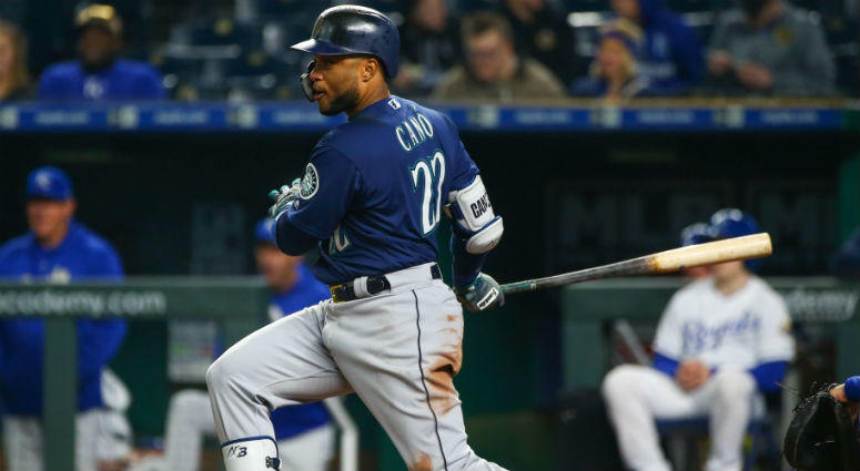 Robinson Cano bats against the Kansas City Royals in the eighth inning at Kauffman Stadium in Kansas City. Robinson Cano bats against the Kansas City Royals in the eighth inning at Kauffman Stadium in Kansas City.