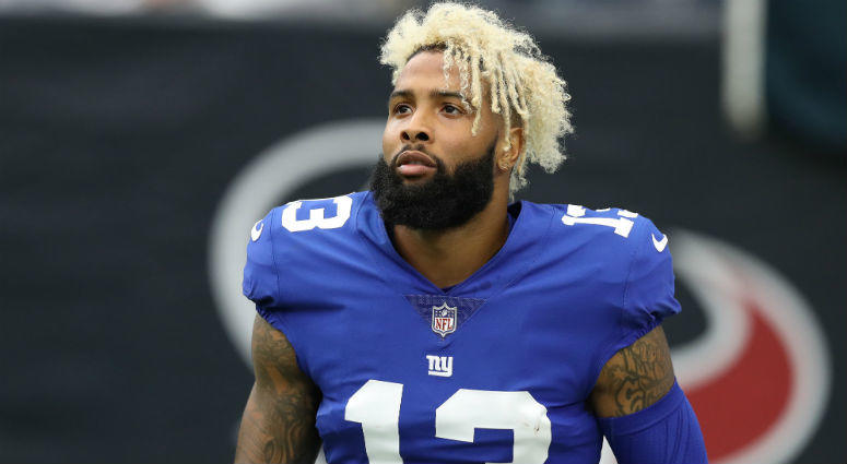 Odell Beckham Jr. prior to the game against the Houston Texans at NRG Stadium. Odell Beckham Jr. prior to the game against the Houston Texans at NRG Stadium.