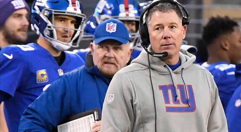 Eli Manning and Pat Shurmur