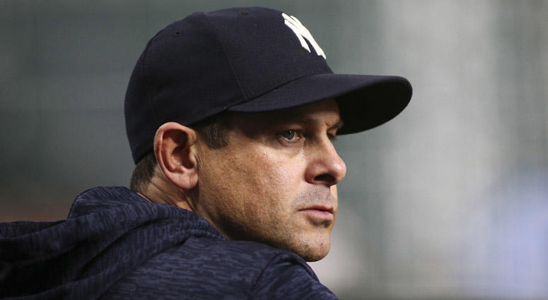 Yankees manager Aaron Boone Yankees manager Aaron Boone