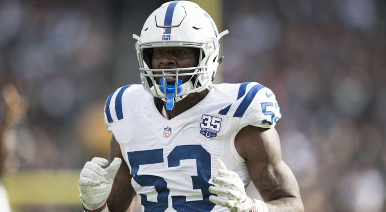 Colts linebacker Darius Leonard Colts linebacker Darius Leonard