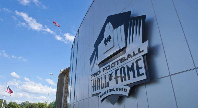 The Pro Football Hall of Fame in Canton, Ohio The Pro Football Hall of Fame in Canton, Ohio