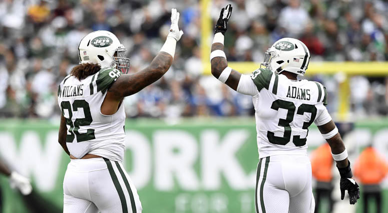 Jets defensive lineman Leonard Williams (92) and safety Jamal Adams Jets defensive lineman Leonard Williams (92) and safety Jamal Adams