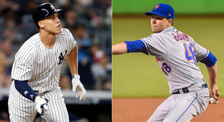 Aaron Judge and Jacob deGrom Aaron Judge and Jacob deGrom