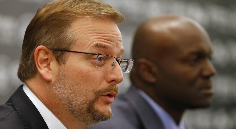 Jets general manager Mike Maccagnan (left) and coach Todd Bowles Jets general manager Mike Maccagnan (left) and coach Todd Bowles