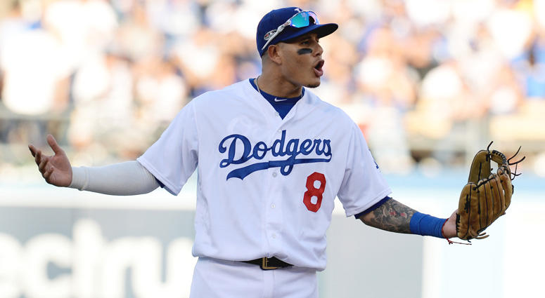 Dodgers shortstop Manny Machado Dodgers shortstop Manny Machado