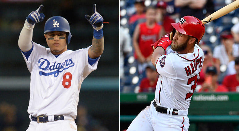 Manny Machado and Bryce Harper Manny Machado and Bryce Harper