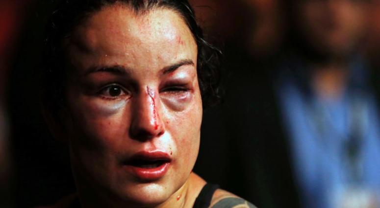 Raquel Pennington after UFC 224 Raquel Pennington after UFC 224