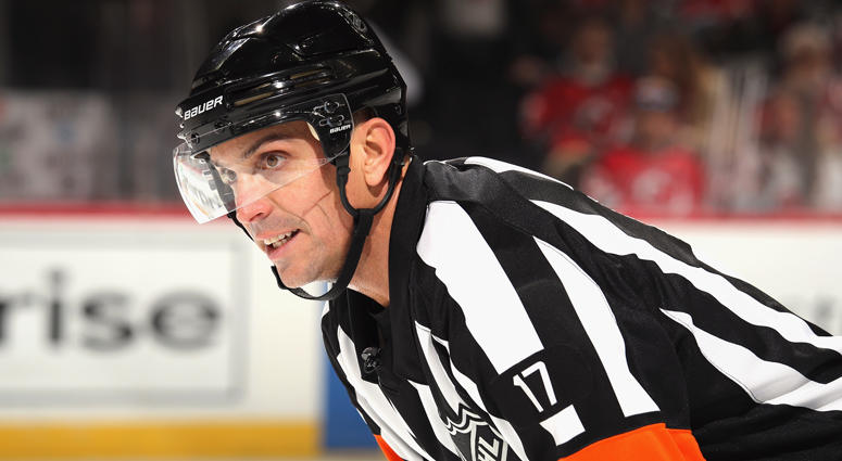 NHL referee Frederick L'Ecuyer NHL referee Frederick L'Ecuyer