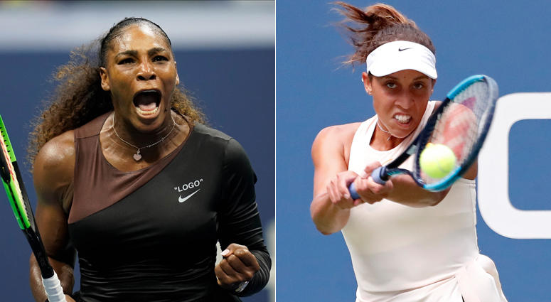 From left, Serena Williams and Madison Keys From left, Serena Williams and Madison Keys