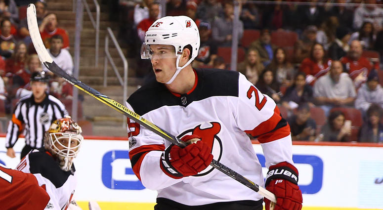 Devils defenseman Damon Severson Devils defenseman Damon Severson